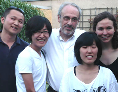 Rainer Silbereisen mit internationalen Doktorandinnen und Doktoranden der Pennsylvania State University, USA. Copyright: www. rainersilbereisen.de